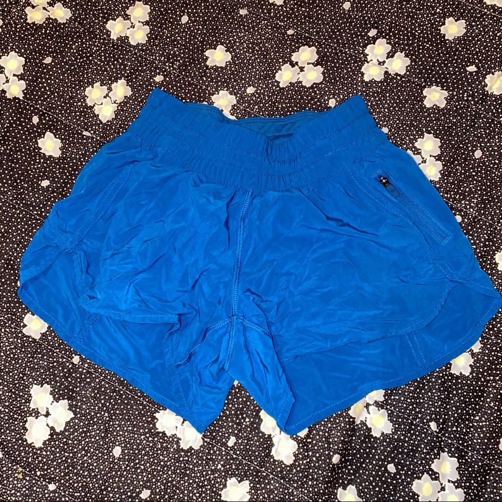 Lululemon Blue Tracker Shorts